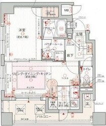 江坂駅 徒歩5分 4階の物件間取画像